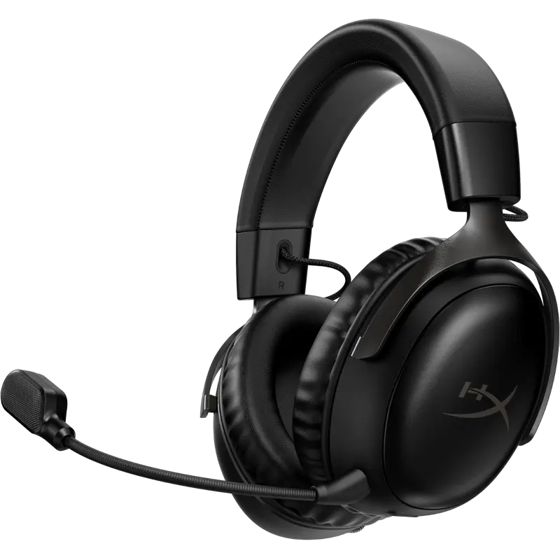 Gaming Wireless Headset HyperX Cloud III, 53mm driver, 10-21kHz, 64 Ohm, 112db, 346g, 120h, DTS, On