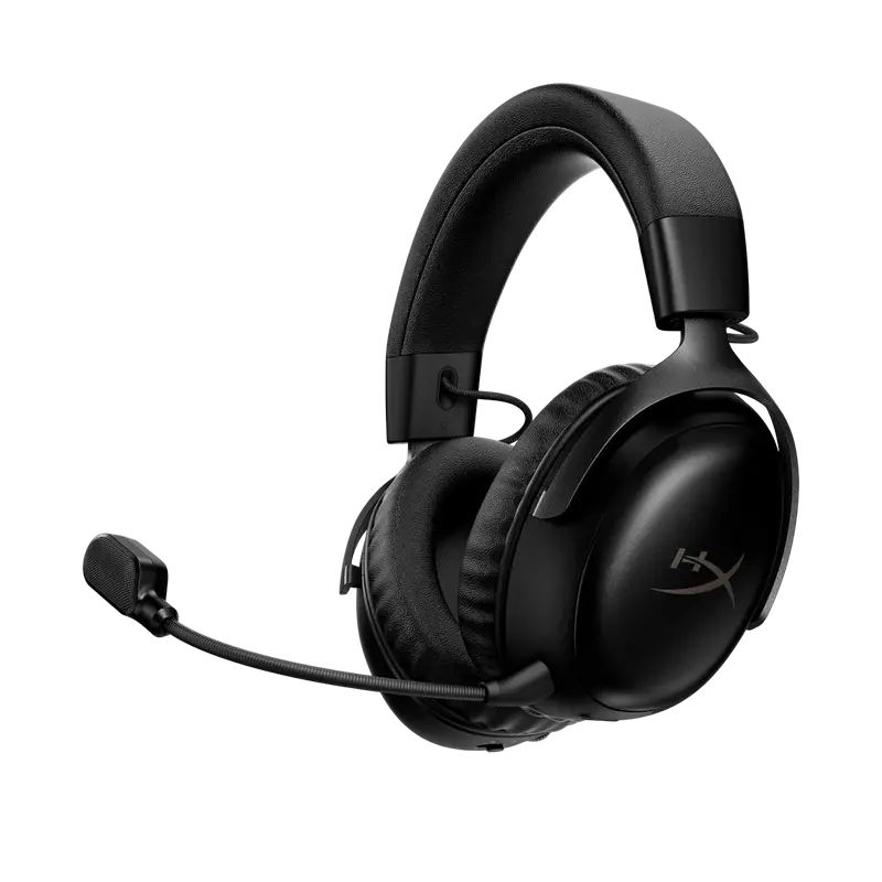 Gaming Wireless Headset HyperX Cloud III S, 53mm driver, 20-20k Hz, 64 Ohm, 112db, 346g, 120h, DTS