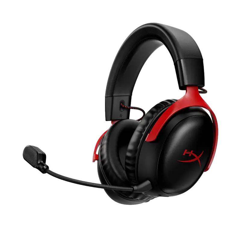 Gaming Wireless Headset HyperX Cloud III, 53mm driver, 10-21kHz, 64 Ohm, 112db, 346g, 120h, DTS, On