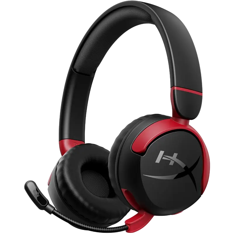 Gaming Wireless Headset HyperX Cloud Mini, 30mm driver, 20-20khz, 83db, 132g., 25h, Flip-to-mute, Ro
