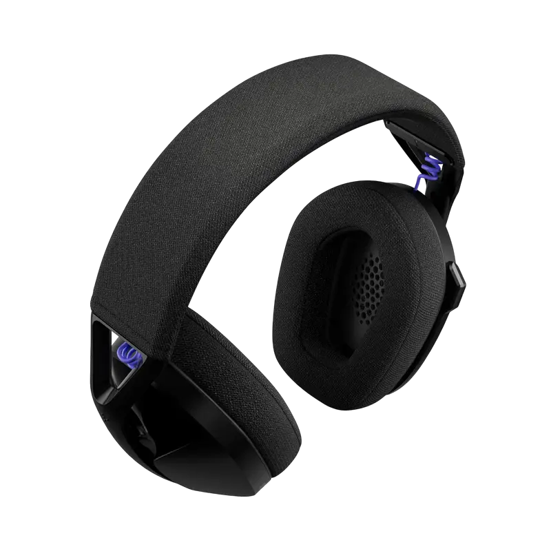 Casti gaming wireless Logitech G321 Lightspeed Negru, vedere posterioară