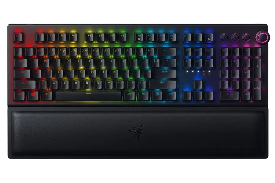 Gaming Wireless Keyboard Razer BlackWidow V3 Pro, Mechanical, Tactile SW, Macro, Media Controls, Dig