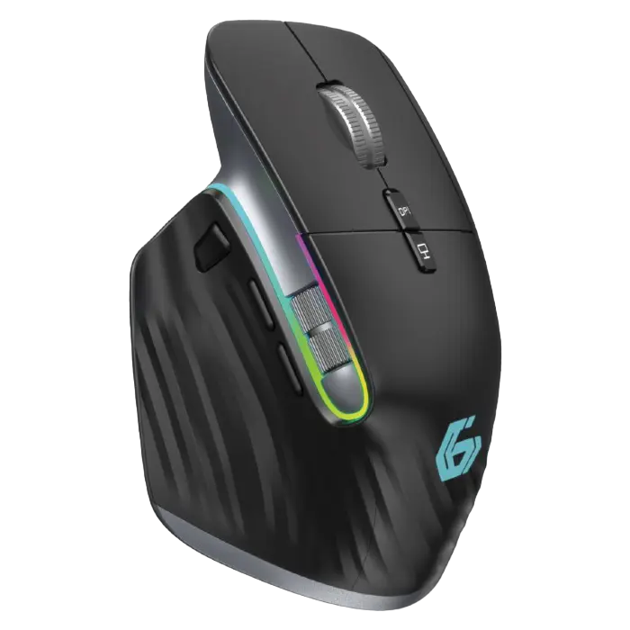 Gembird Gaming Wireless Mouse GMB MUSG-RAGNAR-WRX900, 1000-4000 dpi, 9 buttons, RGB, 500mAh, 122g., Black