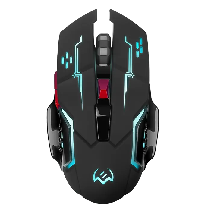 Gaming Wireless Mouse SVEN RX-G930W, 800-2400 dpi, 6 buttons, 101g., Ambidextrous, Silent, Backlight