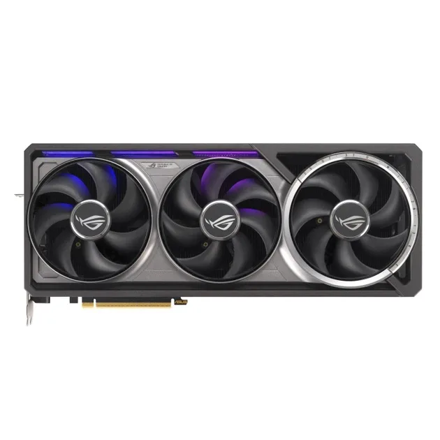 ASUS GeForce RTX 5080 ROG Astral 16GB GDDR7, vedere laterală
