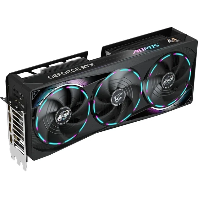 GIGABYTE GeForce RTX5080 16GB MASTER (m520659), vedere laterală