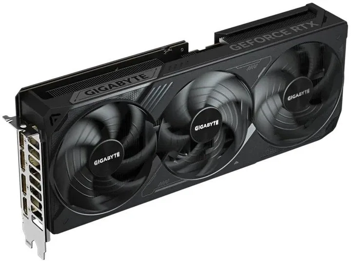 Gigabyte GF RTX 5080 16 GB GDDR7 Windforce OC, vedere laterală