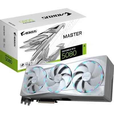 Gigabyte GeForce RTX 5080 Aorus Master Ice, vedere alternativă