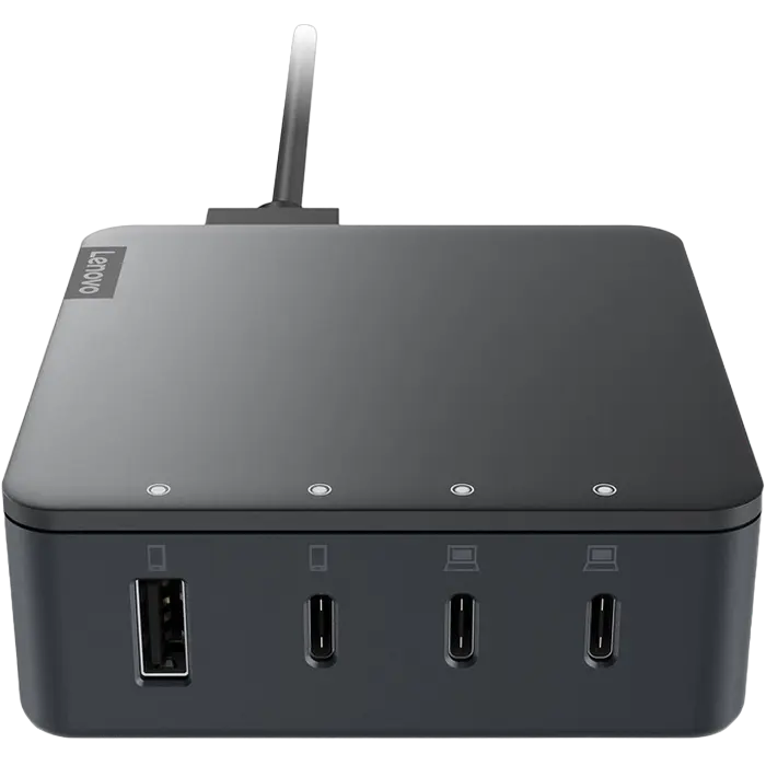 Lenovo Go 130W Multi-Port Charge, 3xUSB-C, 1xUSB-A, Weight around 800g