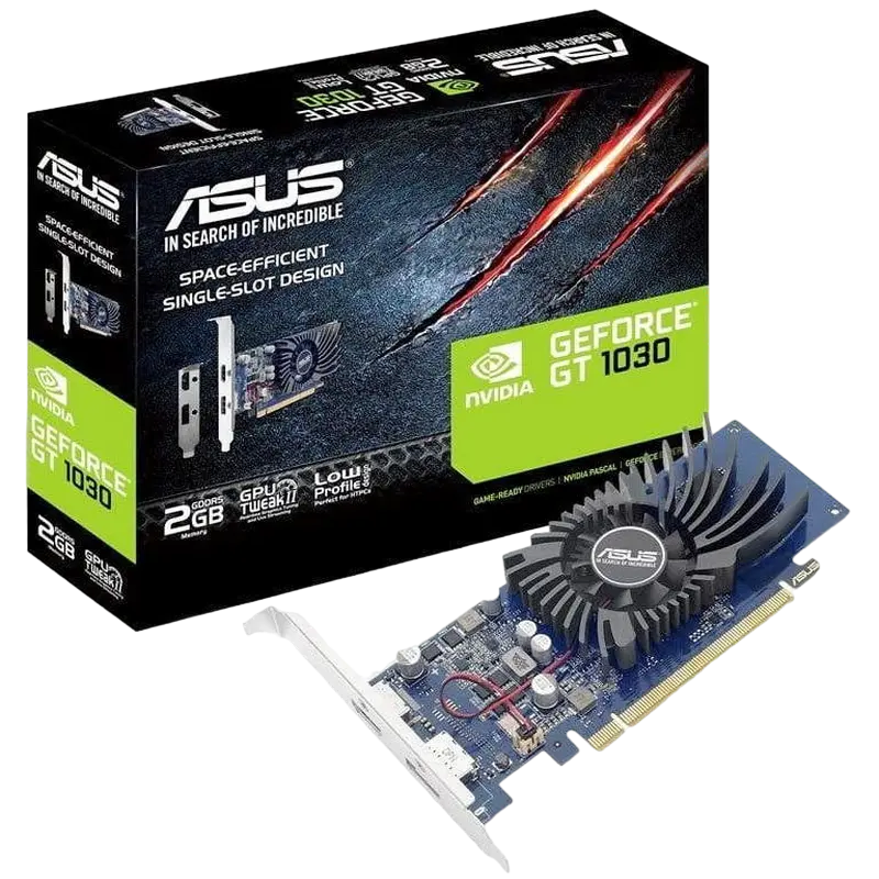 ASUS GT1030 2GB GDDR5 Low Profile (GT1030-2G-BRK)