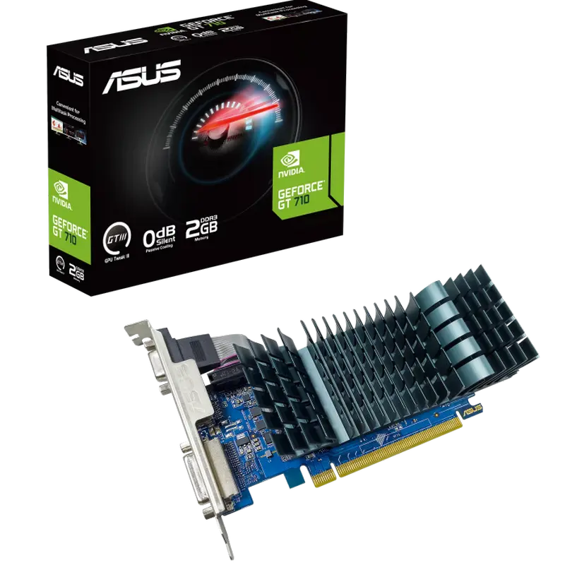 ASUS GT710 2GB GDDR3 EVO low profile (GT710-SL-2GD3-BRK-EVO)