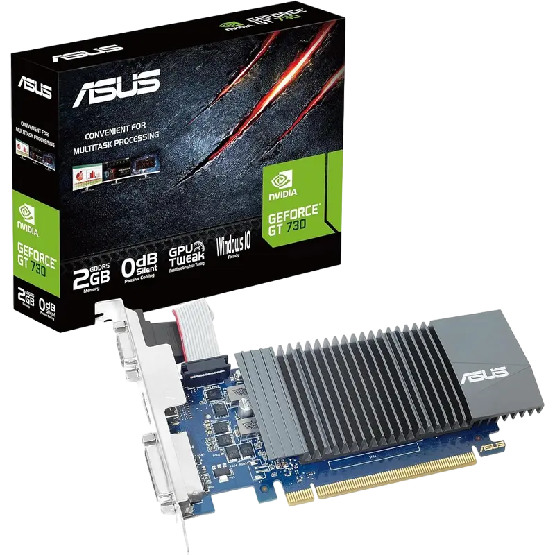 ASUS GT730 2GB GDDR5 Silent Low Profile (GT730-SL-2GD5-BRK)