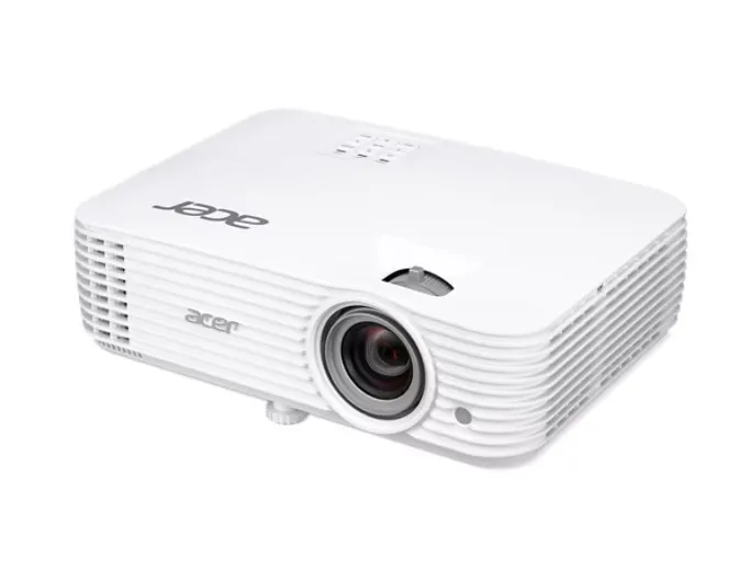UHD Projector ACER H6830BD DLP 3D, 3840x2160, HDR, up to 240Hz, 10000:1, 4000 Lm, 10000hrs , VGA, HDMIx2, USB, 10W Mono Speaker, Bag, White, 2.92 Kg, vedere laterală