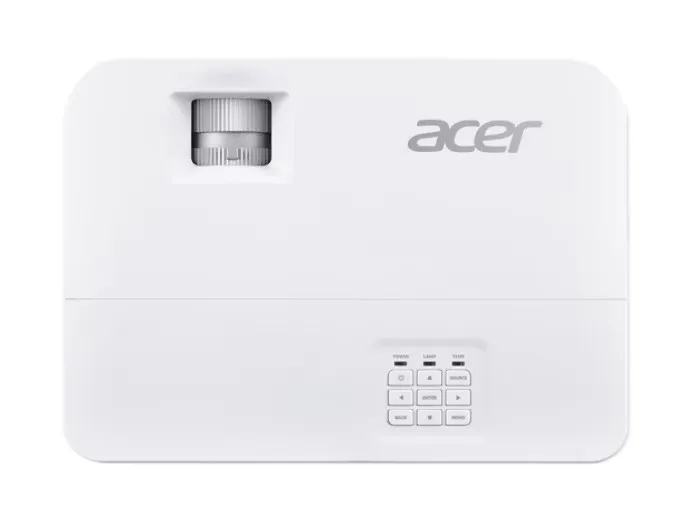 UHD Projector ACER H6830BD DLP 3D, 3840x2160, HDR, up to 240Hz, 10000:1, 4000 Lm, 10000hrs , VGA, HDMIx2, USB, 10W Mono Speaker, Bag, White, 2.92 Kg, vedere posterioară