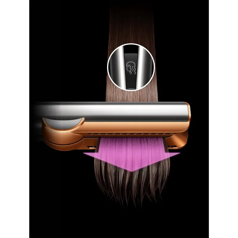 Placa de indreptat parul Dyson Airstrait HT01 Ceramic Apricot, ambalaj