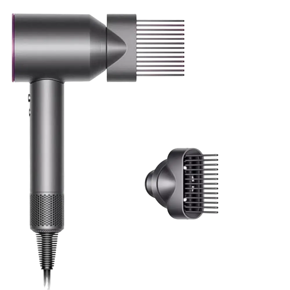 Uscator de par Dyson HD07 Supersonic Fuchsia, vedere laterală