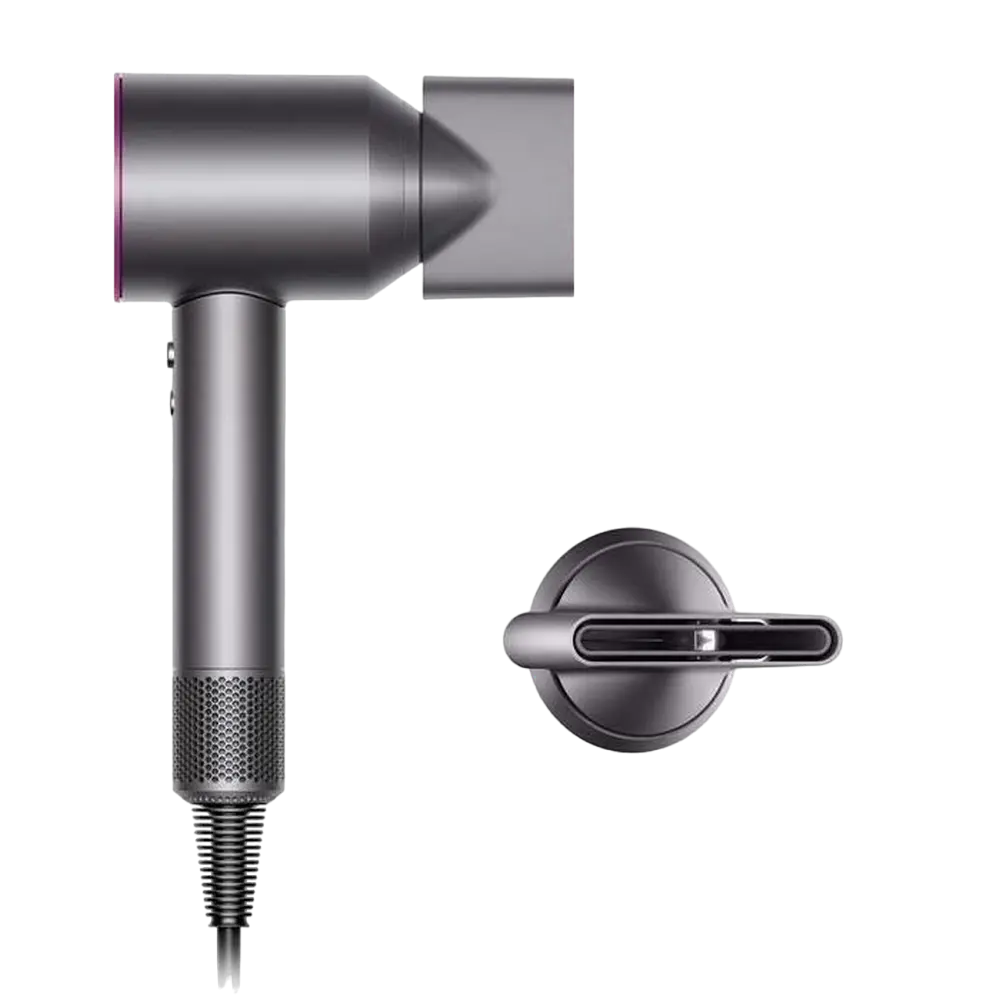 Uscator de par Dyson HD07 Supersonic Fuchsia, vedere posterioară
