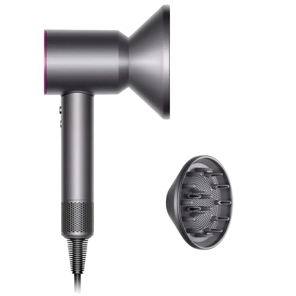 Uscator de par Dyson HD07 Supersonic Fuchsia, detaliu interfață