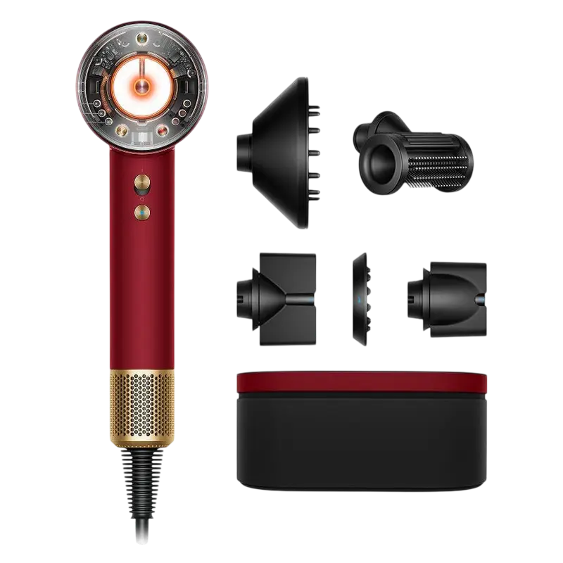 Uscator de par Dyson HD16 Red Velvet/Gold