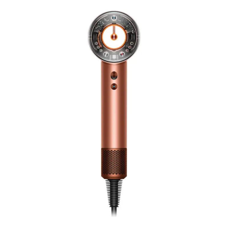 Uscator de par Dyson HD16 Supersonic Nural Amber Silk/Pink Champagne, vedere posterioară