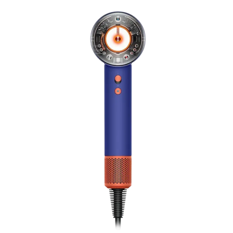 Uscator de par Dyson HD16 Supersonic Nural Vinca Blue/Topaz, vedere laterală