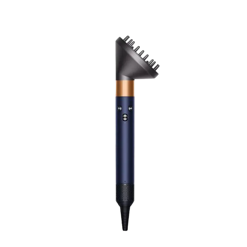 Ondulator cu aer cald Dyson HS05 Long Prussian Blue/Rich Copper, vedere laterală
