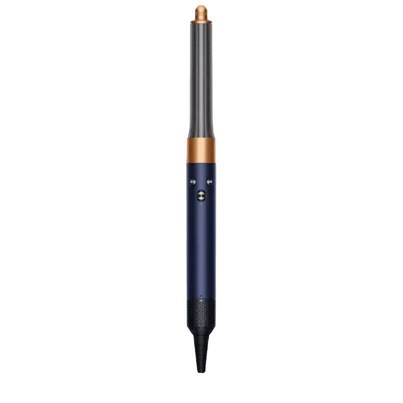 Ondulator cu aer cald Dyson HS05 Long Prussian Blue/Rich Copper, detaliu interfață