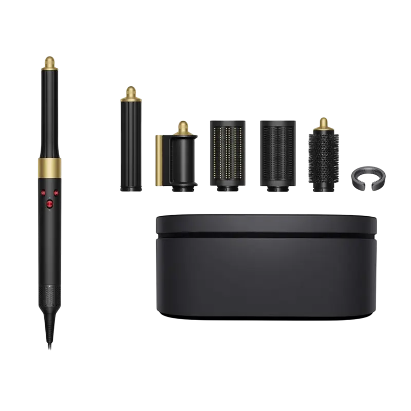 Aparat de coafat Dyson Airwrap HS05 Long Onyx Gold cu set complet de capete, vedere alternativă