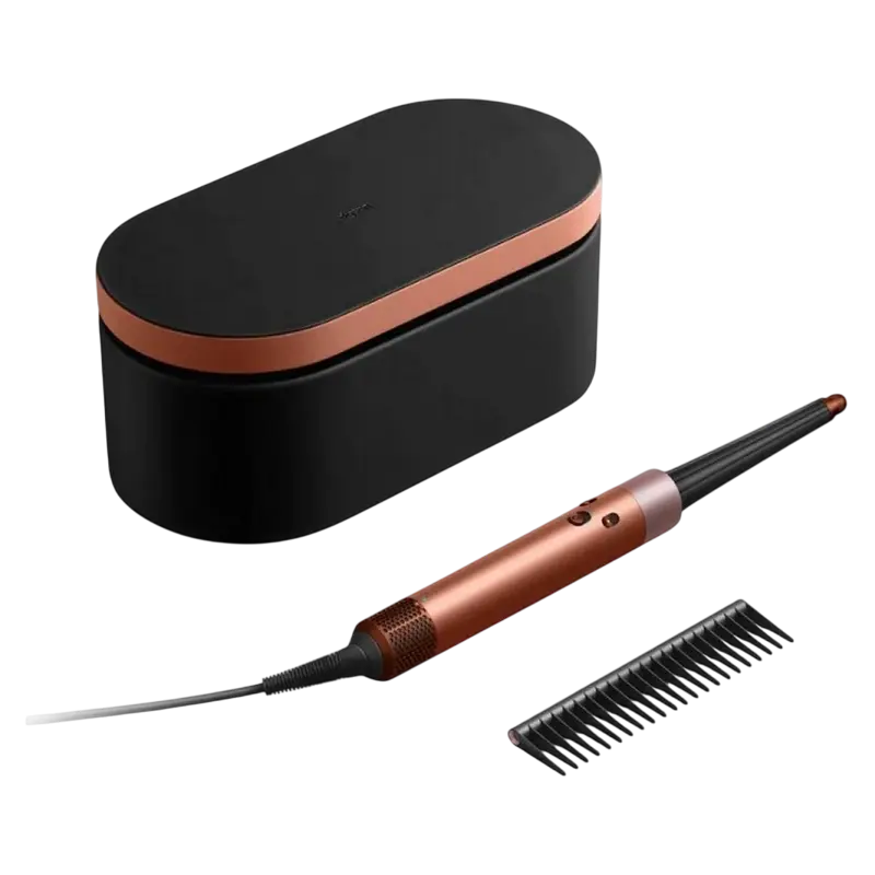 Set styler cu aer cald Dyson HS08 i.d. Multi-styler și uscător Amber Silk / Pink Champagne, vedere alternativă