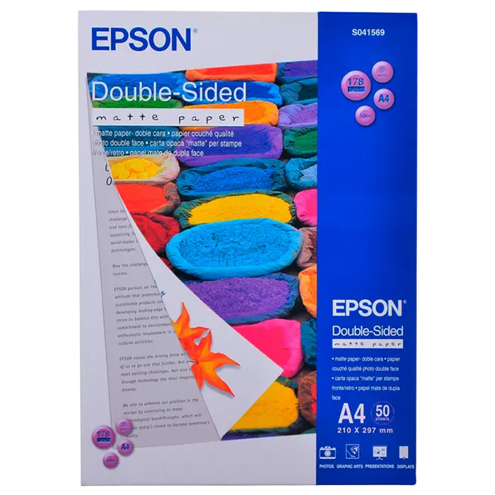 Hârtie foto A4 178gr 50 sheets Epson Double-Sided Matte