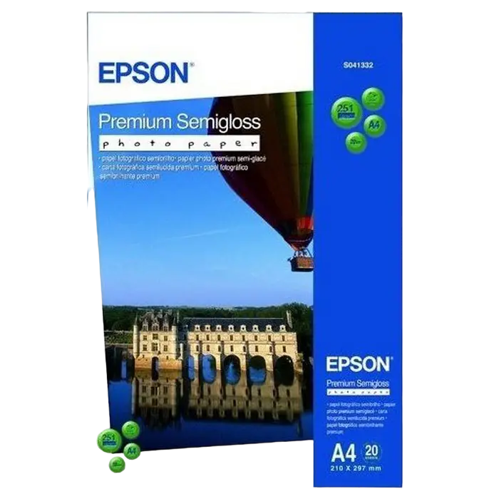 Hârtie foto A4 251gr 20 sheets Epson Premium Semigloss