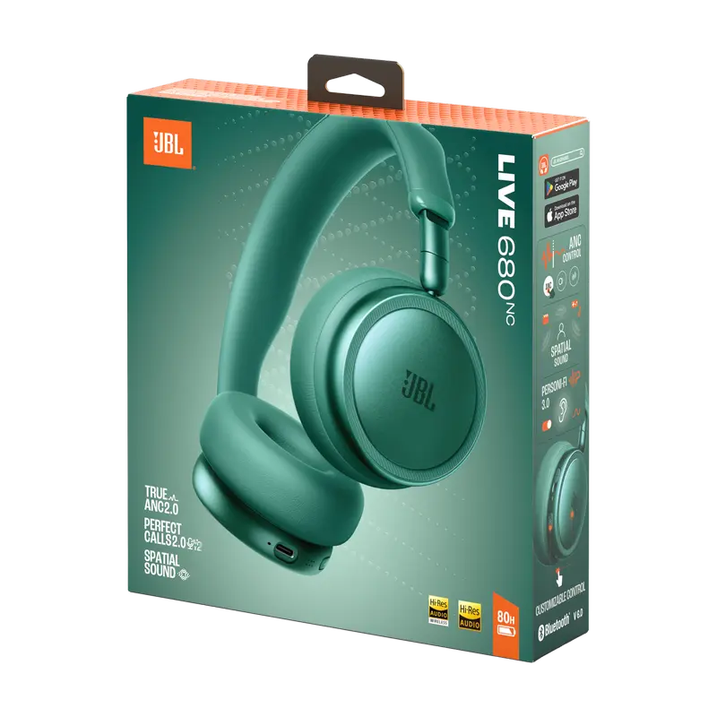 Căști fără fir JBL Live 680NC, Verzi, imagine suplimentară 8