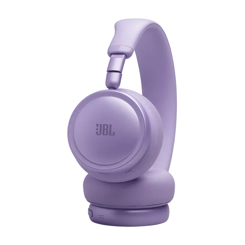Căști fără fir JBL Live 680NC, Mov, vedere laterală