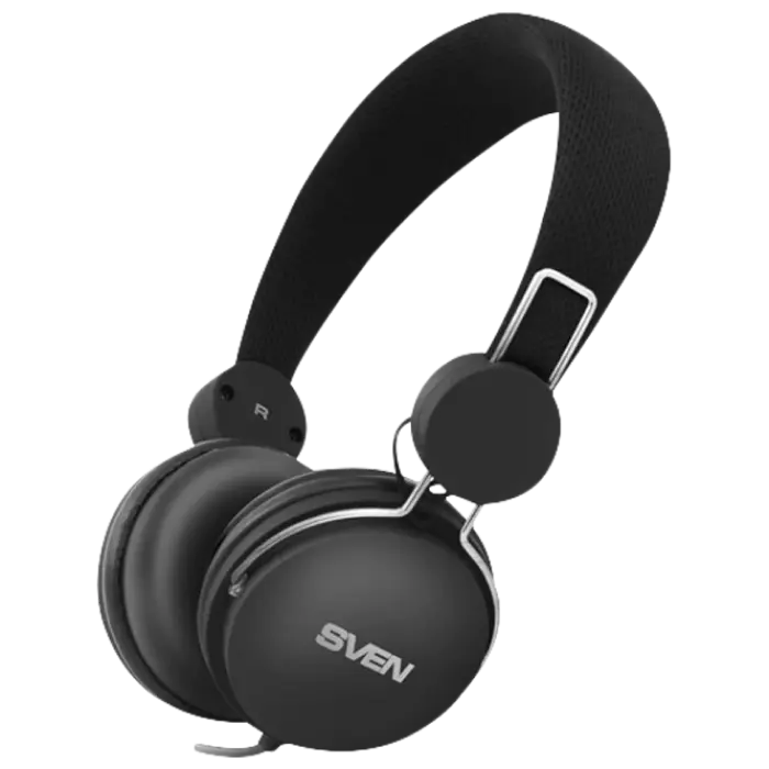 Headset SVEN AP-320M Black, Microphone on the cable, 4pin 3.5mm mini-jack, cable 1.2m