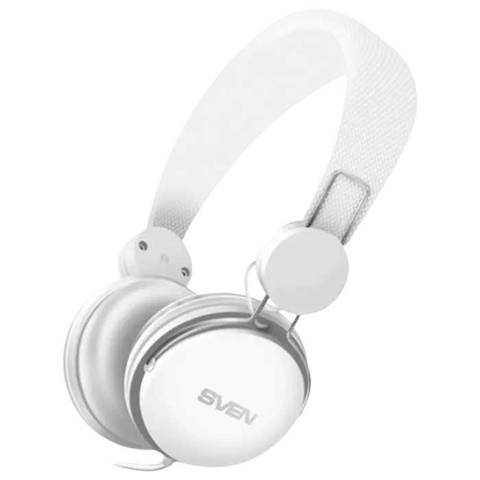 Headset SVEN AP-321M White, Microphone on the cable, 4pin 3.5mm mini-jack, cable 1.2m
