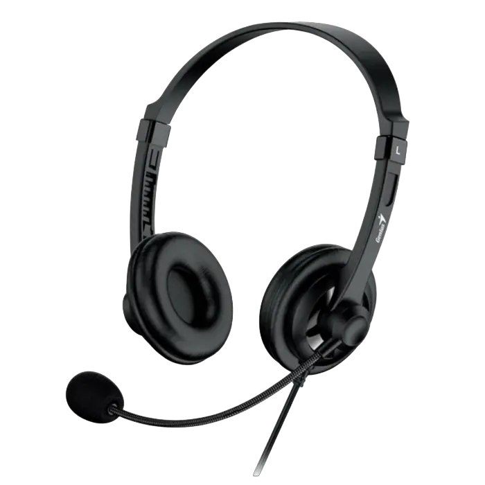 Headset Genius HS-230U, Mic, 50-25kHz, 32 Ohm,108d, 98g., 1.8m, Volume control, USB