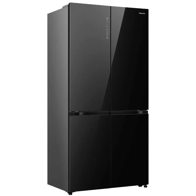 Hisense RQ768N4GBE frigider SBS 591L, detaliu interfață