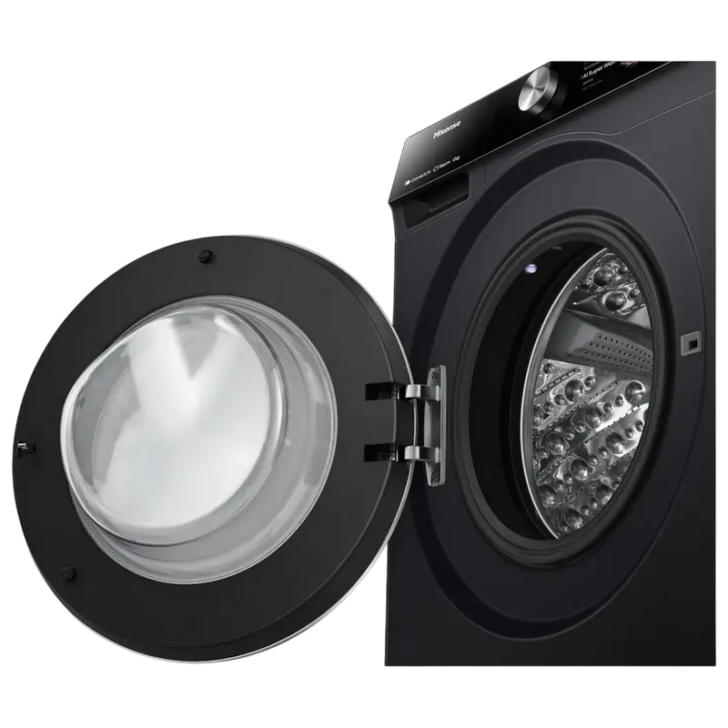 Mașină de spălat Hisense WF7S1247BB Class A, vedere alternativă