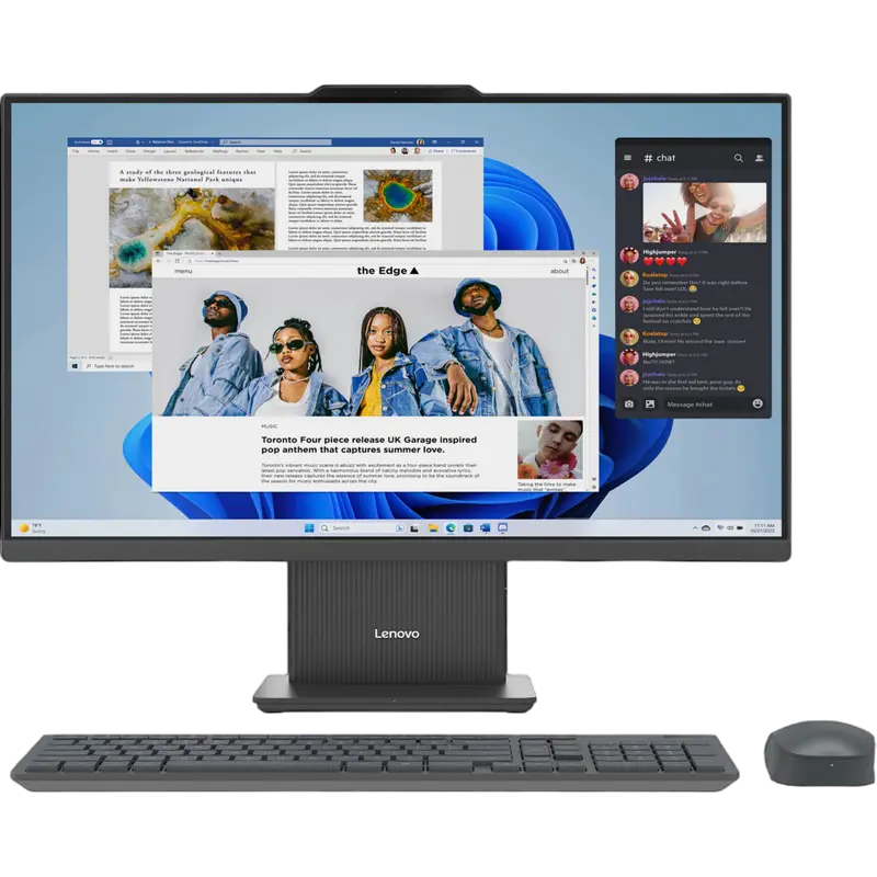 Lenovo IdeaCentre 3 24ARR9 23.8 inch Ryzen 3 7335U 8GB 512GB Luna Grey