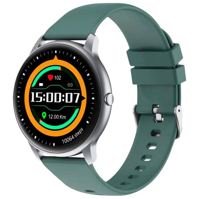 Xiaomi IMI Smart Watch KW66, Silver (Green and Black strap)