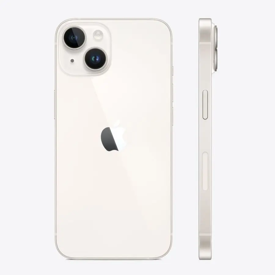 Smartphone Apple iPhone 14 128GB Starlight, ambalaj