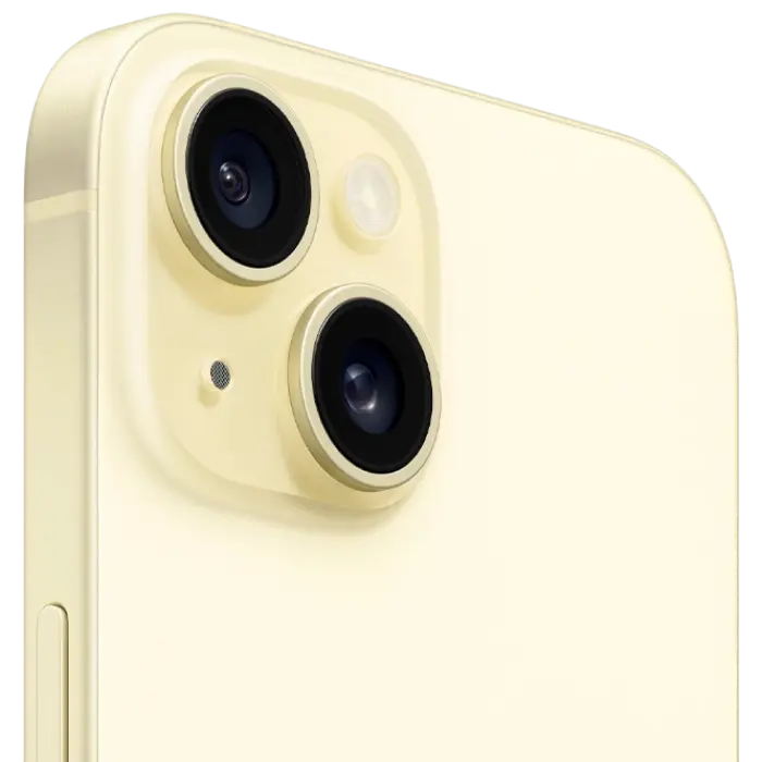 Apple iPhone 15 128GB Yellow, detaliu interfață