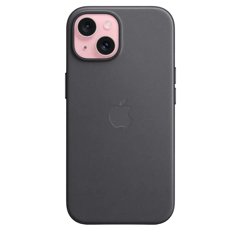 iPhone 15 FineWoven Case MagSafe Black