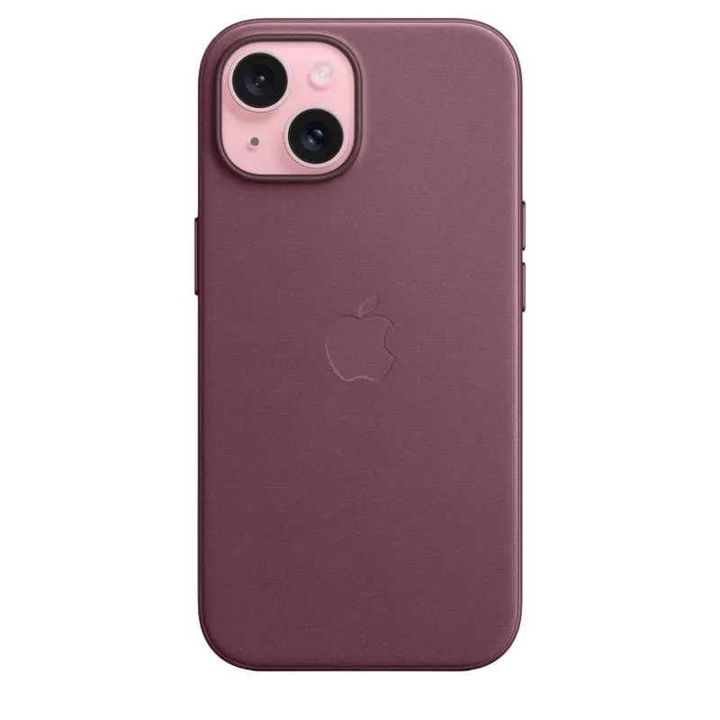 iPhone 15 FineWoven Case MagSafe Mulberry