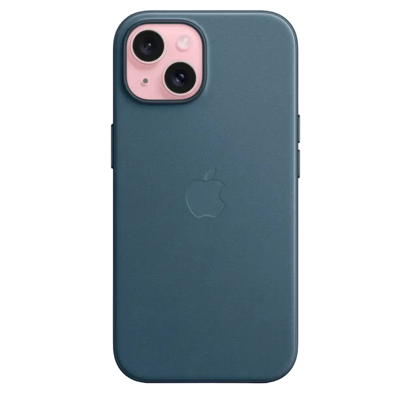 iPhone 15 FineWoven Case MagSafe Pacific Blue
