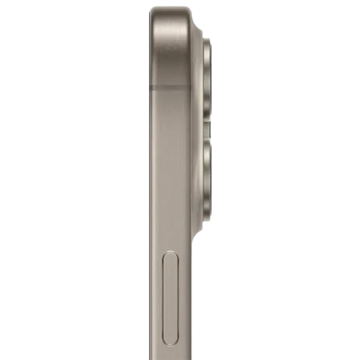 Apple iPhone 15 Pro 1TB Natural Titanium, vedere posterioară