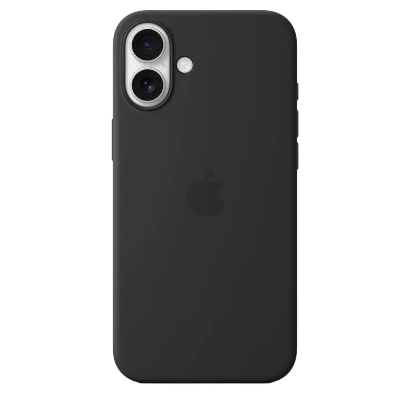 iPhone16 Plus Silicone Case with MagSafe-Black,ModelA3314