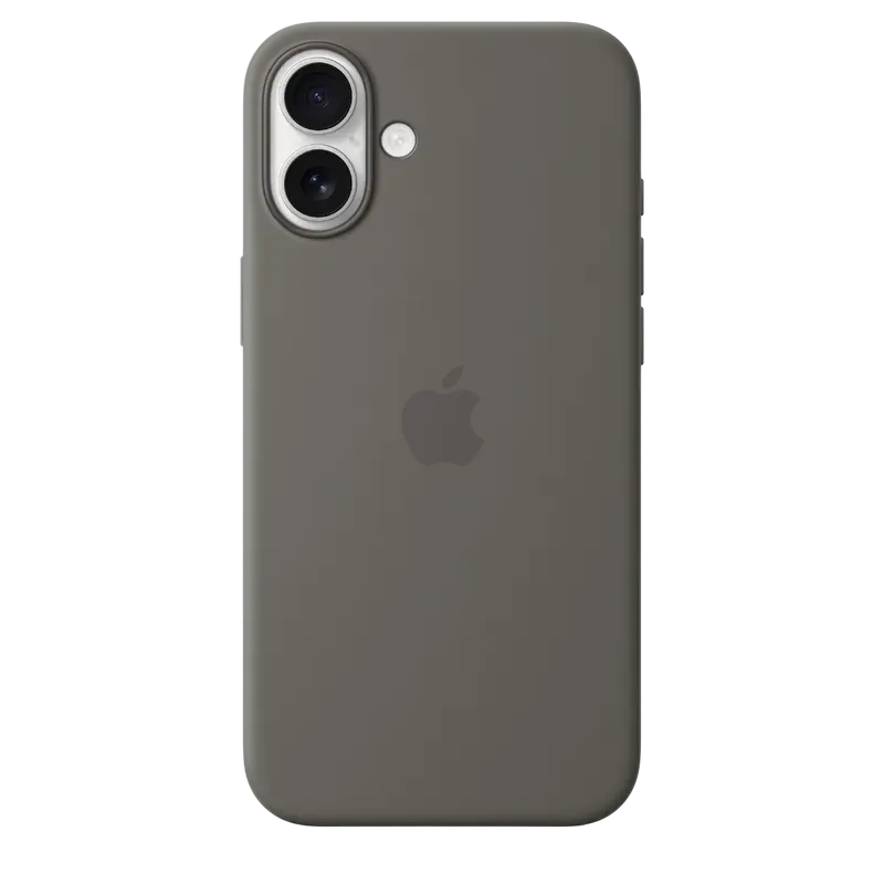 iPhone16 Plus Silicone Case with MagSafe-StoneGray,ModelA3314