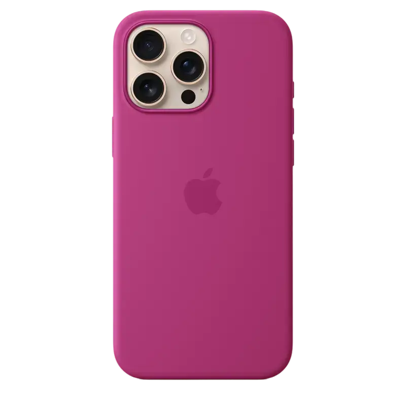 iPhone 16 Pro Max Silicone Case with MagSafe-Fuchsia ,ModelA3313 EU