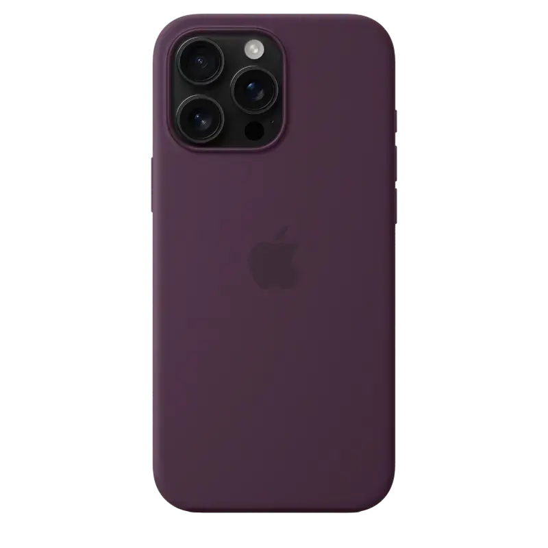 iPhone 16 Pro Max Silicone Case with MagSafe-Plum ,ModelA3313 EU